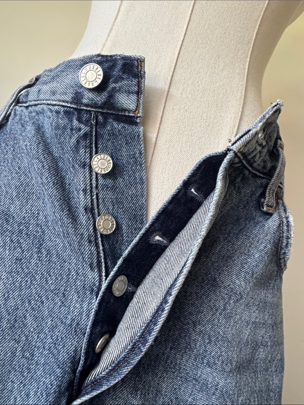 Agolde 90s Pinch Waist High Rise Straight Distressed Jeans Size 25 (estimated) - Picture 11 of 16